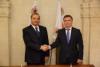 Russian Minister of Emergency Situations Vladimir Puchkov and Secretary-General of ICDO Vladimir Kuvshinov