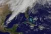 Weather satellite image of a tornado, captured by NASA (Tornadic Weather System)