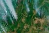 The Copernicus Sentinel-2 mission captured the fires over Borneo on 13 September 2019. Image: contains modified Copernicus Sentinel data (2019), processed by ESA, CC BY-SA 3.0 IGO.