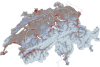 Earthquake risk map of Switzerland