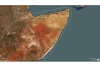 This shape indicates the region of Ethiopia and Somalia in the Horn of Africa where Planet conducted an analysis of Soil Water Content using its satellite data products. Planet Basemaps, March 2023 © Planet