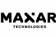 Maxar logo.