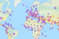 Experimental COVID-19 and Global Seismic Risk Map. Image: OpenQuake Map Viewer