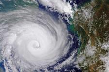 Cyclone Idai west of Madagascar in March 2019. Image: ESA.