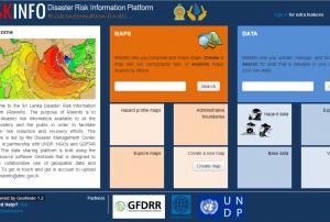 RiskInfo makes available data and maps on disaster risks in Sri Lanka.