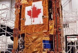 Radarsat-1 during testing in Ottawa, Canada