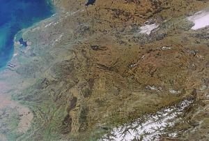 Central Europe seen from space