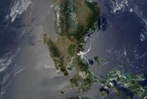 Fires in the Philippines, seen from Space by NASA's Terra satellite.