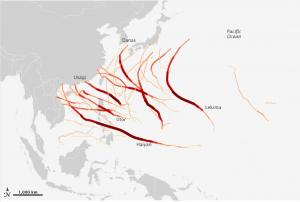 Typhoons in East Asia in 2013