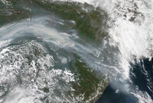 Fires in Russia seen from NASA's Aqua satellite