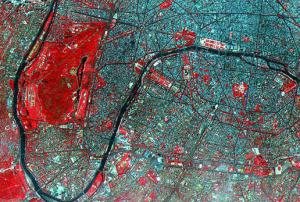 Thermal image of Paris