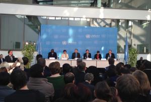 Secretary General Ban Ki-Moon addressed the 1000 UN staff working in Bonn