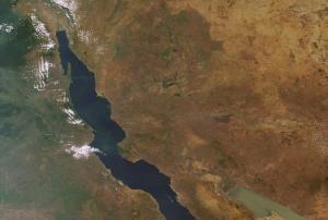 Lake Tanganyika from space