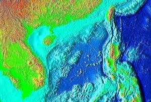 satellite image of South China sea