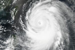 Super typhoon Neoguri seen from space.