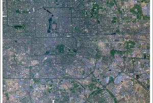 Satellite image of Beijing acquired by Gaofen-1