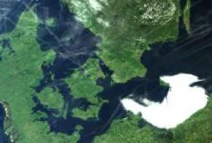 MERIS image of Denmark, on 1 June 2003.