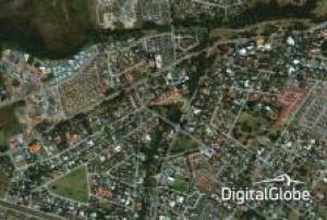 QuickBird's final image showing Port Elizabeth in South Africa