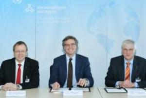 DLR and the United Nations University agreed on closer cooperation