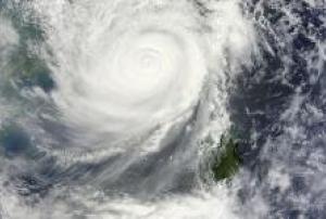 Typhoon approaching China (Image: NASA)