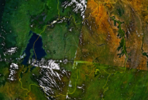 Rwanda satellite map (Image: NASA)