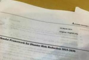 The new international framework for disaster risk reduction was agreed upon after 30 hours of negotiation in Sendai (Photo: Manny de Guzman)