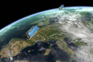 WorldDEM is based on data acquired by the high-resolution radar satellites TerraSAR-X and TanDEM-X (Image: DLR)