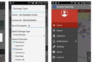 “Disaster Reporting” app is now freely available in Google Play (Image: ICIMOD)