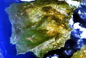 Iberian Peninsula satellite image (Image: ESA)