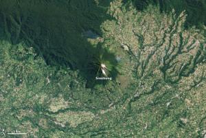 NASA Earth Observatory image shows the Sinabung Volcano in Indonesia 