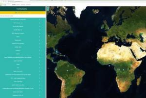 Screenshot of the Collect Earth Online tool.