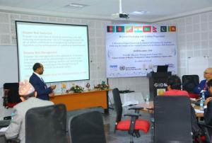 UN-SPIDER lecture during the SAARC regional workshop and training.