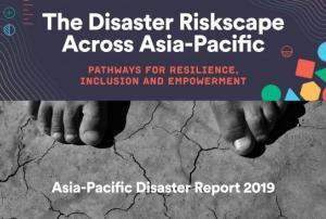 Cover of the Asia-Pacific Disaster Report 2019.