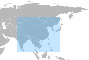 Beidou's coverage now, by 2020 it will expand to worldwide coverage (Image: NASA)