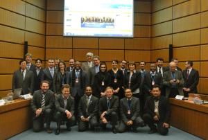 Participants of the 5th UN-SPIDER Regional Support Offices meeting, 13 February