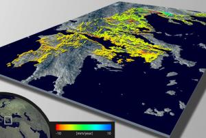 Greece deformation