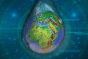 Artwork for Hydrospace-GEOGloWS 2021. Image: ESA.