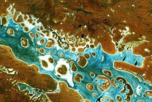 Sentinel-2A captured Lake Amadeus in Australia’s Northern Territory