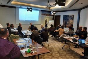 Participants during training course.
