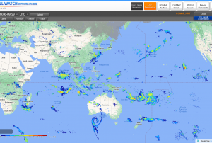 JAXA Global Rainfall Watch. Image: JAXA