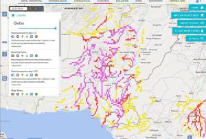 Screenshot of the GloFAS geoviewer focusing on Pakistan on 26 August 2022