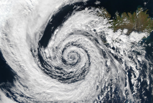 Cyclone Roanu batters India and Bangladesh. Image courtesy of Jacques Descloitres, MODIS Rapid Response Team, NASA/GSFC