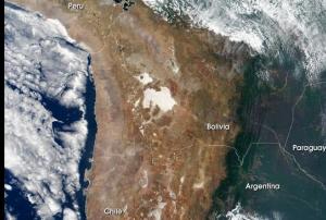 South America. Image courtesy of NASA