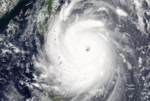 Nepartak Typhoon. Image courtesy of NASA by Jeff Schmaltz, LANCE/EOSDIS Rapid Response. Caption by Pola Lem.