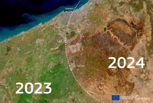 Casablanca Morocco Drought 2023 vs 2024