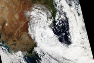 Storm in Australia 2015.  Courtesy of NASA Earth Observatory 