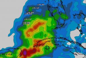 TRMM image of storm Andrea