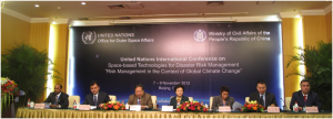 <p>Inauguration of the 2012 UN Conference on Risk Management in the Context of Climate Change</p>