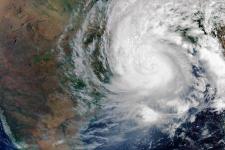 On 20 May 2020, the Copernicus Sentinel Mission captured this image of Cyclone Amphan making landfall over Bangladesh. Image: contains modified Copernicus Sentinel data (2020), processed by ESA, CC BY-SA 3.0 IGO. On 20 May 2020, the Copernicus Sentinel Mission captured this image of Cyclone Amphan making landfall over Bangladesh. Image: contains modified Copernicus Sentinel data (2020), processed by ESA, CC BY-SA 3.0 IGO.