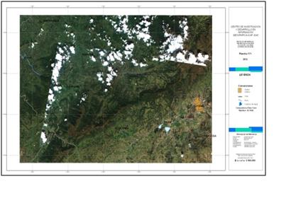 Degree Erosion Map of Paipa, Boyacá, Colombia 